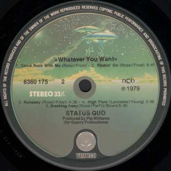 LP Status Quo: Whatever You Want