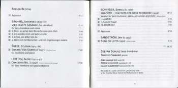 CD Stefan Schulz: Berlin Recital
