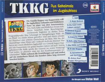 CD Stefan Wolf: TKKG 216 - Das Geheimnis Im Jagdschloss