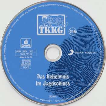 CD Stefan Wolf: TKKG 216 - Das Geheimnis Im Jagdschloss