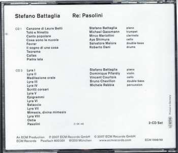 2CD Stefano Battaglia: Re: Pasolini