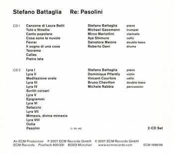 2CD Stefano Battaglia: Re: Pasolini