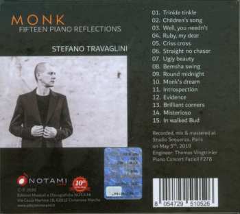 CD Stefano Travaglini: Monk: Fifteen Piano Reflections