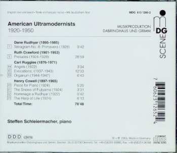 CD Steffen Schleiermacher: American Ultramodernists 1920-1950