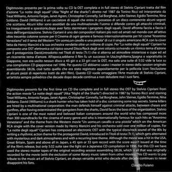 CD Stelvio Cipriani: La Notte Degli Squali (Original Motion Picture Soundtrack In Full Stereo) LTD