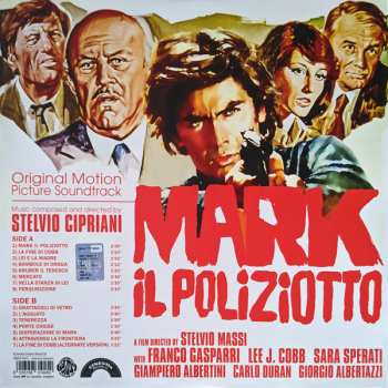 LP Stelvio Cipriani: Mark Il Poliziotto (Original Motion Picture Soundtrack) CLR | LTD