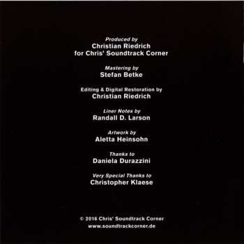 CD Stelvio Cipriani: Rabid Dogs (Original Motion Picture Soundtrack)