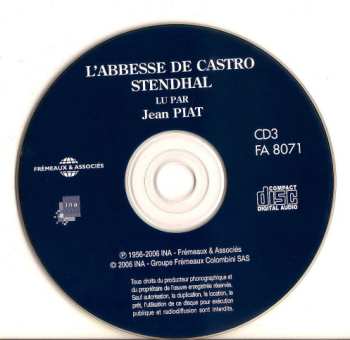 3CD Stendhal: L'abbesse De Castro