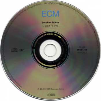 CD Stephan Micus: Desert Poems
