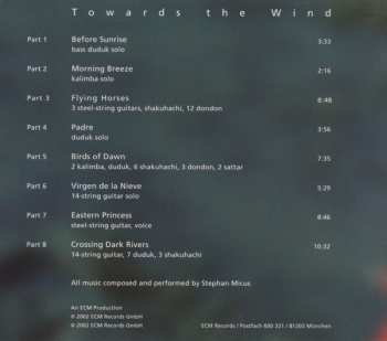 CD Stephan Micus: Towards The Wind