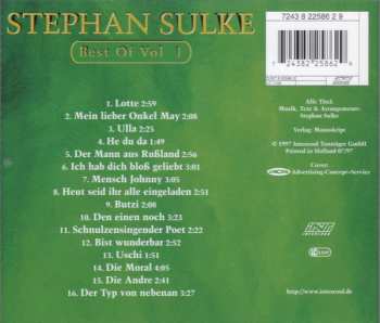 CD Stephan Sulke: Best Of Vol. 1