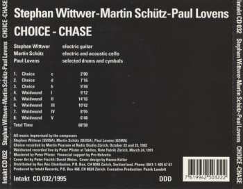 CD Paul Lovens: Choice-Chase
