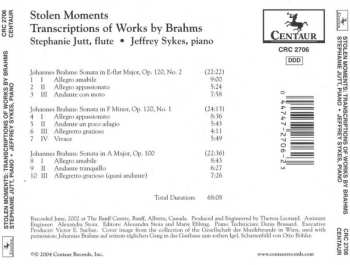 CD Stephanie Jutt: Stolen Moments - Transcriptions Of Works By Brahms