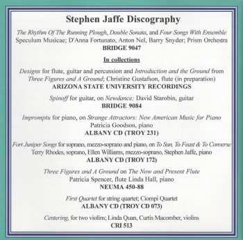 CD Odense Symfoniorkester: The Music Of Stephen Jaffe, Volume Two: Concerto For Violin And Orchestra • Chamber Concerto ("Singing Figures") 
