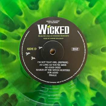 2LP Stephen Schwartz: Wicked (Original Broadway Cast Recording) CLR | LTD