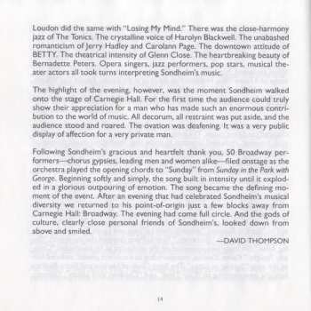 2CD Stephen Sondheim: A Celebration At Carnegie Hall