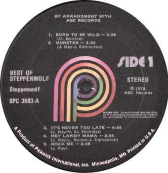LP Steppenwolf: The Best Of Steppenwolf