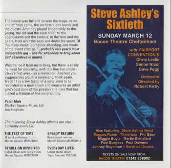 CD Steve Ashley: Live In Concert - March 2006