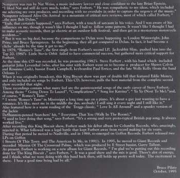 CD Steve Forbert: King Biscuit Flower Hour Presents - Steve Forbert