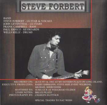 CD Steve Forbert: King Biscuit Flower Hour Presents - Steve Forbert