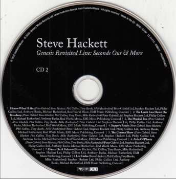 2CD/2DVD Steve Hackett: Genesis Revisited Live: Seconds Out & More LTD