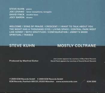 CD Joe Lovano: Mostly Coltrane