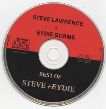 CD Eydie Gormé: The Best Of Steve & Eydie