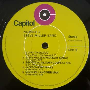 LP Steve Miller Band: Number 5