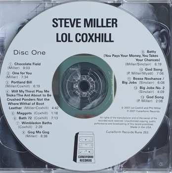 2CD Lol Coxhill: Miller/Coxhill Coxhill/Miller  "The Story So Far..." "...Oh Really?"