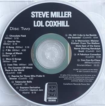 2CD Lol Coxhill: Miller/Coxhill Coxhill/Miller  "The Story So Far..." "...Oh Really?"