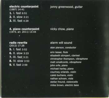 CD Steve Reich: Radio Rewrite