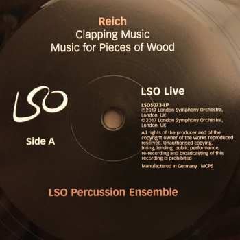 LP Steve Reich: Sextet | Clapping Music | Music For Pieces Of Wood LTD