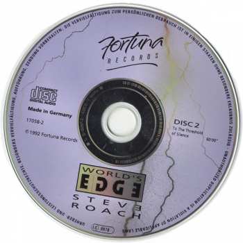 2CD Steve Roach: World's Edge