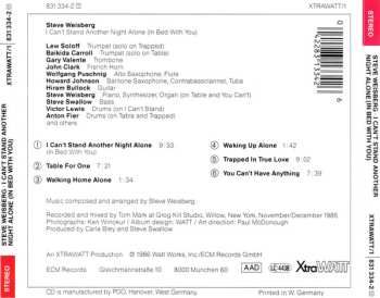 CD Steve Weisberg: I Can't Stand Another Night Alone (In Bed With You)