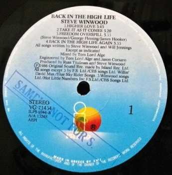 LP Steve Winwood: Back In The High Life
