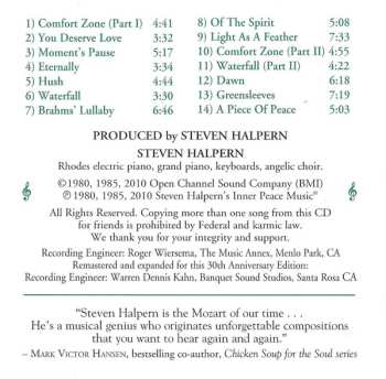 CD Steven Halpern: Comfort Zone