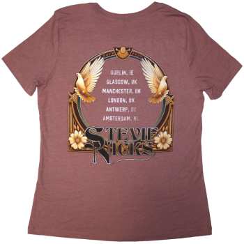 Merch Stevie Nicks: Stevie Nicks Unisex T-shirt: Tour '24 Retro Photo (pink) (back Print & Ex-tour) (small) S