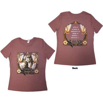 Merch Stevie Nicks: Stevie Nicks Unisex T-shirt: Tour '24 Retro Photo (pink) (back Print & Ex-tour) (small) S