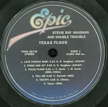 2LP Stevie Ray Vaughan & Double Trouble: Texas Flood LTD