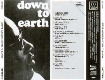 CD Stevie Wonder: Down To Earth
