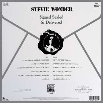 LP Stevie Wonder: Signed Sealed & Delivered