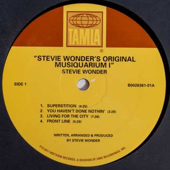 2LP Stevie Wonder: Original Musiquarium I
