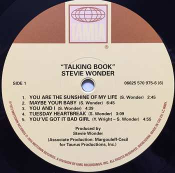 LP Stevie Wonder: Talking Book