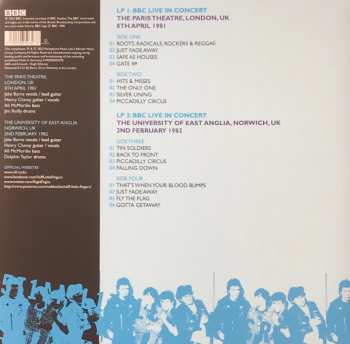 2LP Stiff Little Fingers: BBC Live In Concert CLR