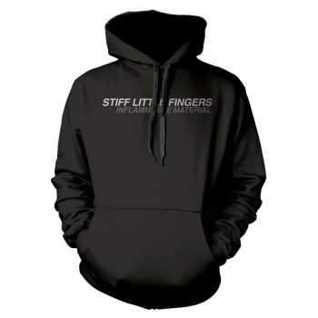 Merch Stiff Little Fingers: Hooded Sweatshirt Inflammable Material