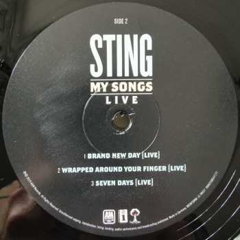 2LP Sting: My Songs (Live) LTD