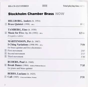 CD Stockholm Chamber Brass: Now