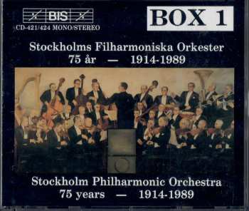 8CD Stockholms Filharmoniska Orkester: Stockholms Filharmoniska Orkester 75 År - 1914 - 1989 = Stockholm Philharmonic Orchestra 75 Years - 1914-19891989