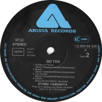 LP Stomu Yamashta's Go: Go Too