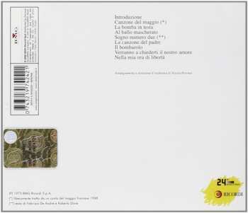 CD Fabrizio De André: Storia Di Un Impiegato